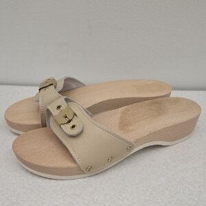 Dr. Scholl's "STYLE" Stone Color Sandals, 8.5 (39)